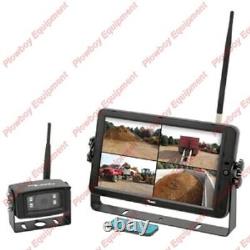 10 HD QUAD Wireless CabCAM Camera Kit for Tractor Combine Forage Harvester Farm