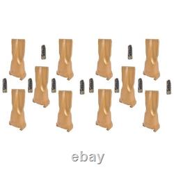 10 Pack Bucket Teeth with Flex Pins V23SYL V23PN Yellow Fits Boom Lift Excavator