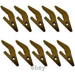 10 pk U43792 2740W23 23 230 Series Backhoe Bucket Tooth Adapter for Deere, Case