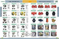 126-2083 1262083 Pump Gp Gear, Gear Pump Fits Caterpillar E320b E325b A8vo107