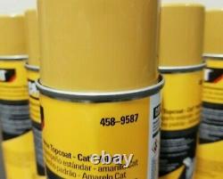 12 PACK CATERPILLAR CAT OEM Yellow Aerosol Spray Paint Cans 458-9587 NEW 1 Case