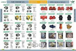 133-6911 1336911 Pump Gp Gear, Gear Pump Fits Cat E320b E322b E325b A8vo107