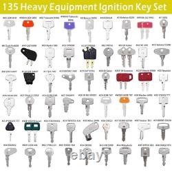 135 All-Inclusive Heavy Equipment Keys Master Set Full Coverage ConstructionKeys