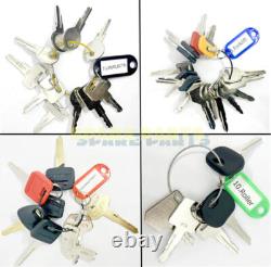 142Pk key set FIT most Heavy Construction Equipment BOBCAT VOLVO
