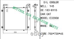 183-8115 1838115 Core As Oil Cooler, Hydraulic Fit Caterpillar Cat E320c E320cl