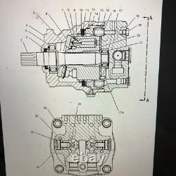 188-4165 188-4166 Set Plate Fits Cat 322c 324d 325c 325d 330c 330d Swing Motor