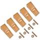 1U3352 Forged Bucket Teeth with Pin 8E6358 Retainer 8E6359 -5PK for CAT J350