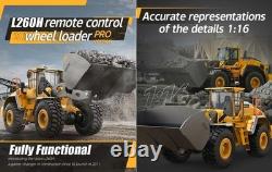 1/16 RC Loader for Adult L260H Remote Control Wheel Loader Metal Shovel & Boo