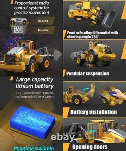 1/16 RC Loader for Adult L260H Remote Control Wheel Loader Metal Shovel & Boo