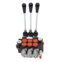 1/2/3 Spool Hydraulic Directional Control Valve Tractor Loader withJoystick 11 GPM