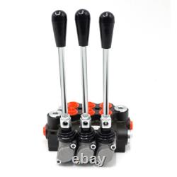 1/2/3 Spool Hydraulic Directional Control Valve Tractor Loader withJoystick 11 GPM