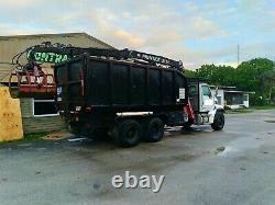 2007 sterling truck grapple truck heavy equipment knuckle boom l7500 cat c7