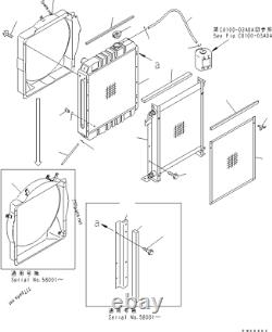 201-03-72120 201-03-72121 Core Oil Cooler Fits Komatsu Pc60-7 Pc70-7 Br100 4d102