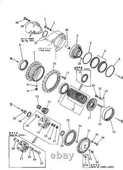 205-27-71510 Carrier Assy Withgear Fits Komatsu Pc200-3 Pc220-3 Travel Reduction