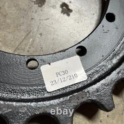 23T 12H Drive Sprocket For Komatsu PC35MR-2 PC27MR-2 PC30MR-2 Excavator 210MM