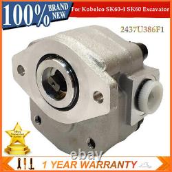 2437U386F1 Hydraulic Gear Pump A10VD43 For Kobelco SK60-4 SK60 Excavator Mark IV