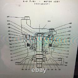 2441u789s742 2441u789s743 Plate Fits Kobelco Sk100-3 Sk70sr Sk60-3 Swing Motor