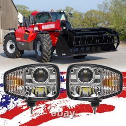 2PCS LED Work Light For Manitou MLT125RDX MLT625 MLT627 MLT627 MT335 JCB Various