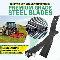 2 Pcs for Bush Hog Cutter Blade 7555 7555BH BH25 RB60 SQ60 Rotary Mower Blade