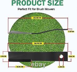 2 Pcs for Bush Hog Cutter Blade 7555 7555BH BH25 RB60 SQ60 Rotary Mower Blade