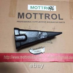 2 SET X330 Bucket Teeth With K330S Spring Flex Pin Skid Steer Backhoe X330 Tooth