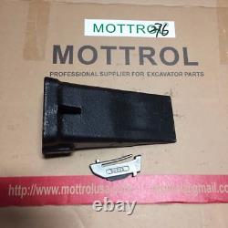 2 SET X330 Bucket Teeth With K330S Spring Flex Pin Skid Steer Backhoe X330 Tooth