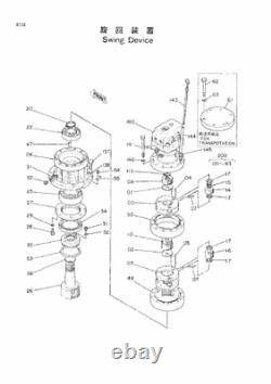 3038921 Sleeve Swing Reduction, Device Fits Hitachi Ex60-1 Ex60g Ex60s