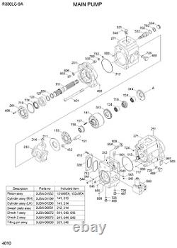 31n8-10080 Pump Assy Fits Hyundai R290lc-7 R305lc-7 K5v140dtp