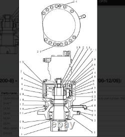 333-3015 3333015 swing reduction fits for caterpilalr cat e315d 318d