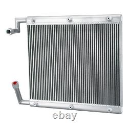 3-Row Aluminum Oil Cooler Fit Kobelco Excavator SK135SRLC SK115SRDZ/SK135SRL