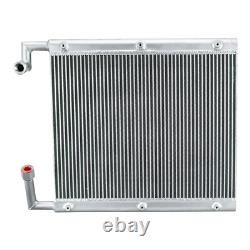 3-Row Aluminum Oil Cooler Fit Kobelco Excavator SK135SRLC SK115SRDZ/SK135SRL