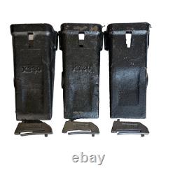 3 SET X330 Bucket Teeth With K330S Spring Flex Pin Skid Steer Backhoe X330 Tooth
