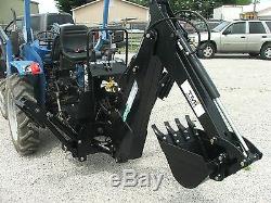 3 point Backhoe 7600, 8-foot excavator with free PTO PUMP & shipping