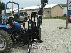 3 point Backhoe 7600, 8-foot excavator with free PTO PUMP & shipping