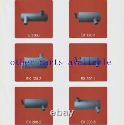 4255657 Muffler With U Bolt, Clamp Fits Hitachi Ex100-2 Ex100-3 Ex100lc-2 4bd1