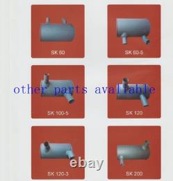 4389278 MUFFLER with U BOLT, CLAMP, FITS HITACHI EXCAVATOR EX60-5 EX80-5 EX75