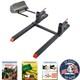 43-Inch Heavy-Duty Clamp-On Pallet Forks with High Load Capacity for Tractors