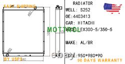 4403412, 4403413 Radiator Core ASS'Y Fits Hitachi Ex350-5 EX300-5 EX385USR