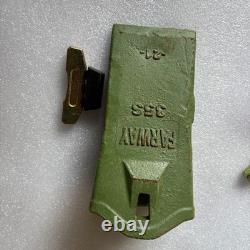 4 PC 35S D35S Digging Teeth W 35-40LK 35LK Locks 35PN Pins For Bucket 35 Series