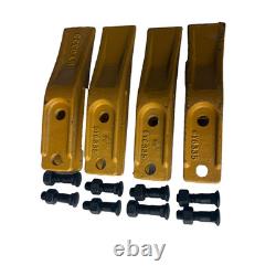 4 PK 1358203 Bucket Teeth 6Y6335 Unitooth with Bolt Fits for CAT 305CR 304.5 304