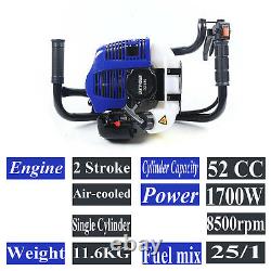 52CC Post Hole Digger with 4 8 Bits Electric Auger Digging Drill Machine Borer
