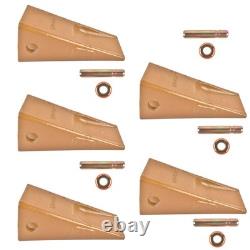 5PK 1U3302 1U-3302 Bucket Teeth, 9J2308 Pins, 8E6259 Retainer For J300 Tooth