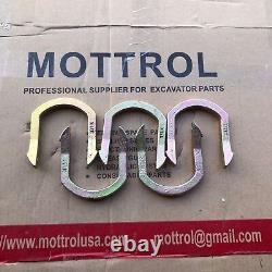 5 PC TEETH PIN 47LK V47LK FITS V47SYL 47SYL Bucket Teeth Horseshoe Lock