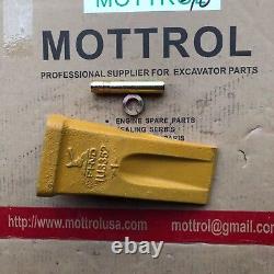 5 PK 1U3352 1u-3352 Bucket Teeth, 9J2358 Pins, 8E6359 Lock Fits for J350 Tooth