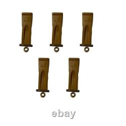 5-Pk 1U3252 1u-3252 Bucket Teeth With Pin's 8E625 Lock 8E6258 For J250 Tooth