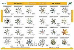 600-625-7620 Fan Blade Fits For Komatsu 6d102 Engine Excavator Pc200-6 Pc220-6