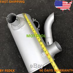 6732-11-5550 Muffler Fits Komatsu Excavato Pc100-6 Pc120-6 Pc130-6 4d102 Engine