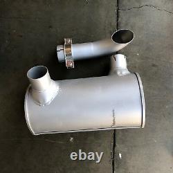 6732-11-5570 Muffler Fits For Komatsu Excavator Pc130-6 Pc120-6 Engine 4d102