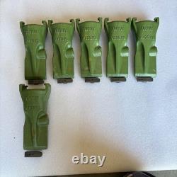 6-pk FITS V23SYL 23SYL V23 V Style Bucket Digging Teeth With 23 PN V23PN Flex Pins