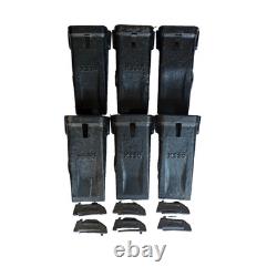 6 sets X330 Bucket Teeth, Bucket Tooth Digging with Fix Pin K330S For X330 Shanks